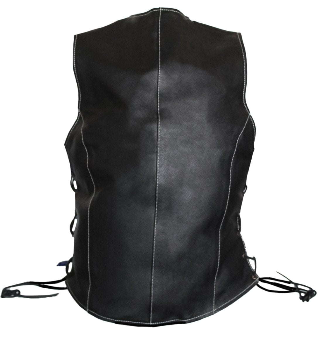 MG464 Motorcycle Ladies Paisley Concealed Carry Leather Vest image 4