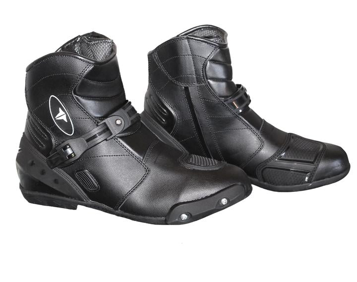 MOTORCYCLE RSS1-T NEW RIDING BLACK VENTED SHOES/BOOTS image 0