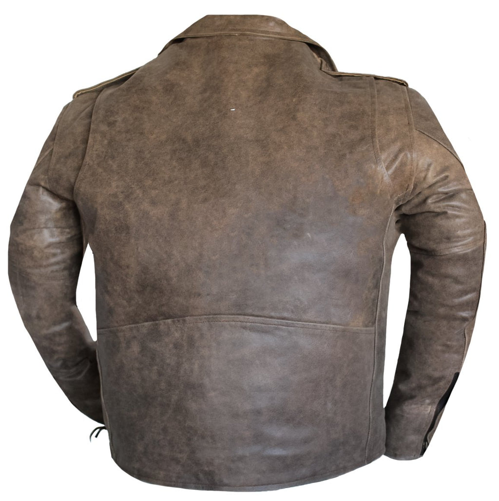 MG107 Classic Motorcycle Jacket image 4