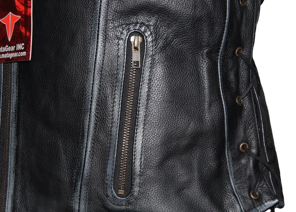 MG472 Motorcycle Ladies Vest image 1