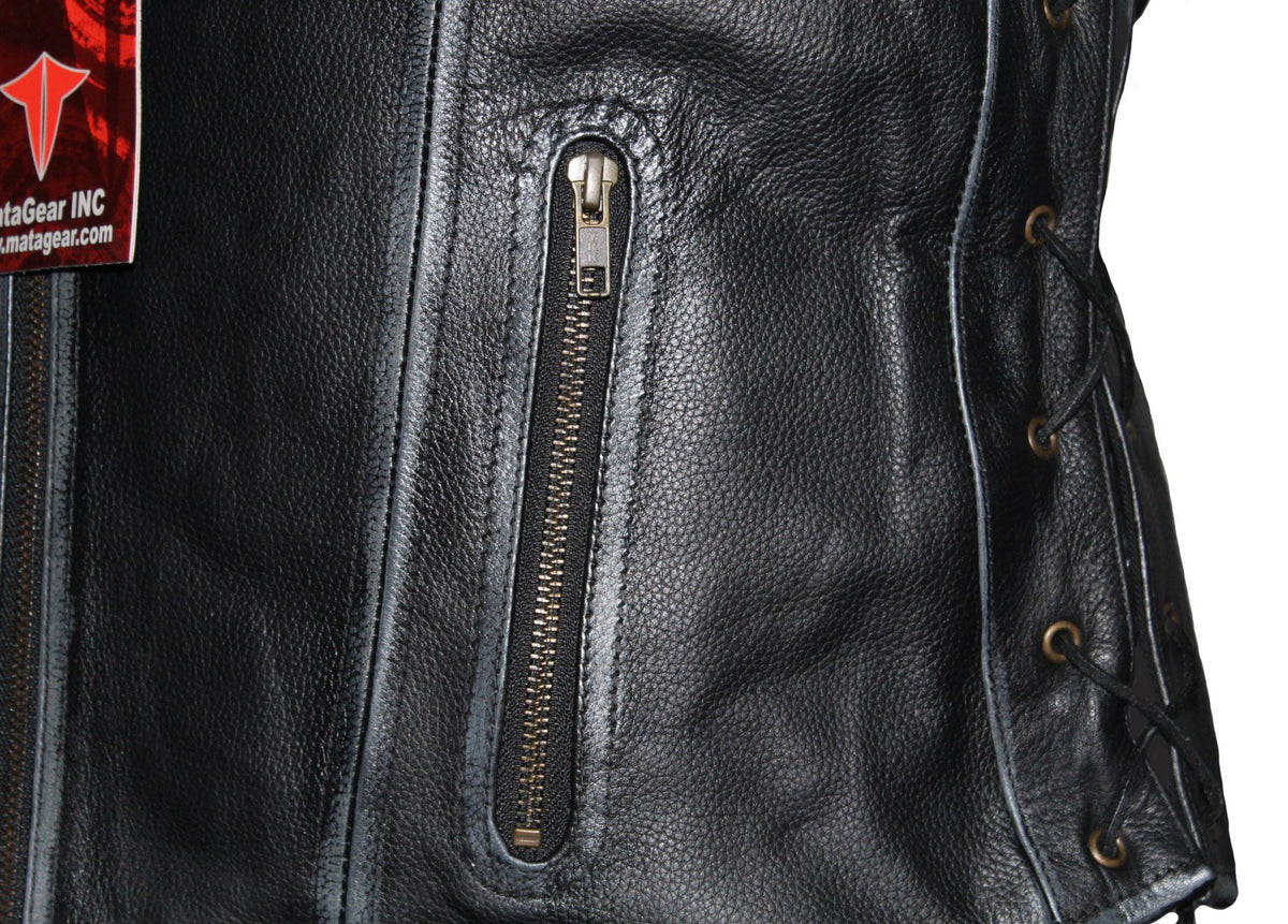 MG472 Motorcycle Ladies Vest image 1