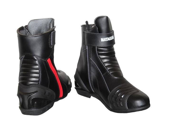 MOTORCYCLE NEW RIDING 6015 RED CE RATED SHOES/BOOTS image 2