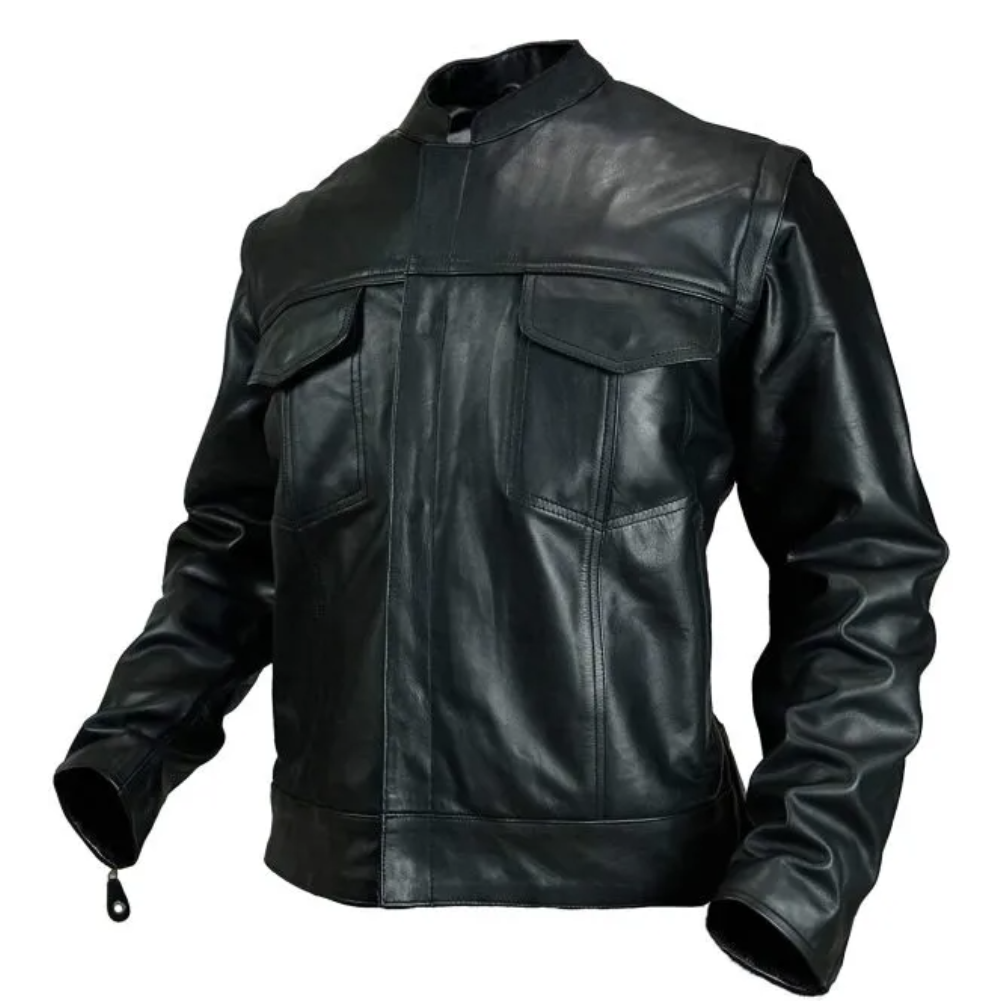 MG106 Motorcycle Leather Jacket image 0