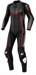 Matagear MG363 Motorcycle Race Red Black Riding Leather Suit CE Approved Protection