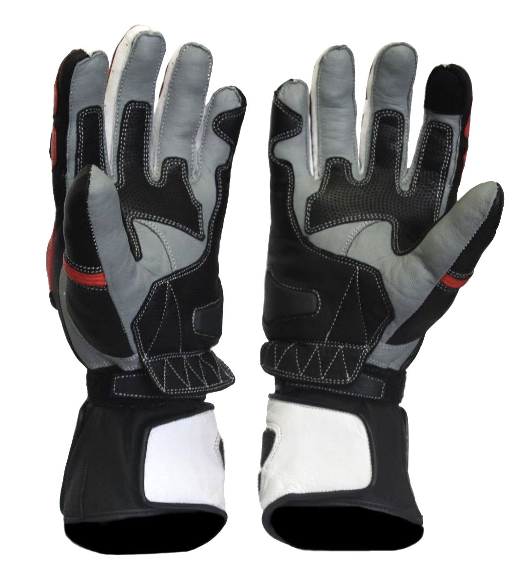 Red MG257 Pro TPR Motorcycle Gloves image 3