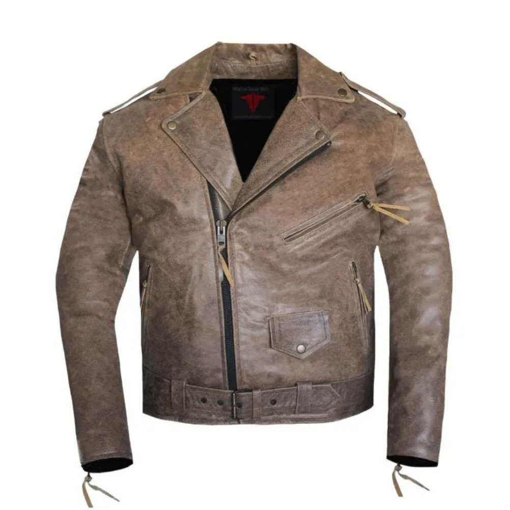 MG107 Classic Motorcycle Jacket image 0
