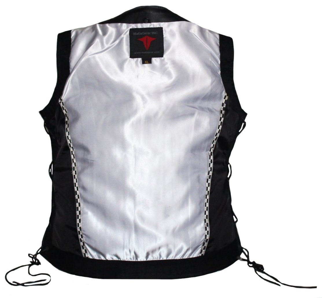 MG472 Motorcycle Ladies Vest image 3
