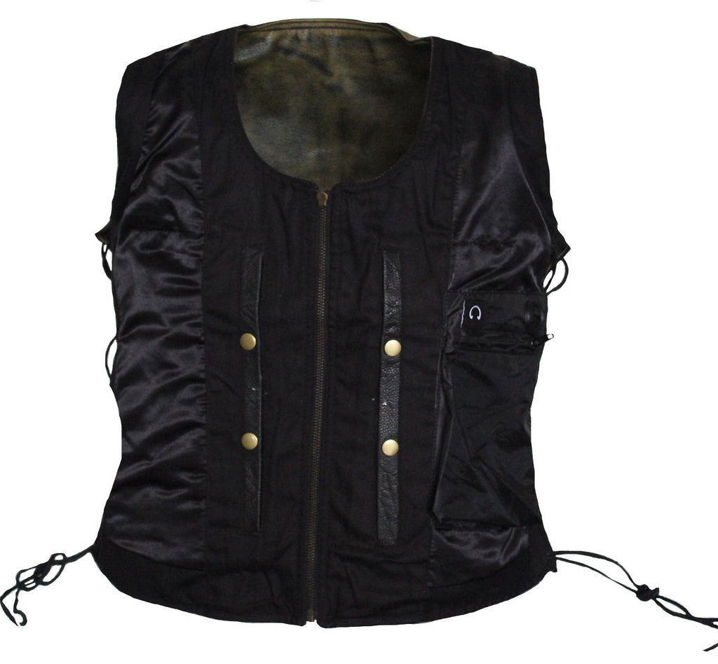 MG469 Motorcycle Ladies Vest image 3