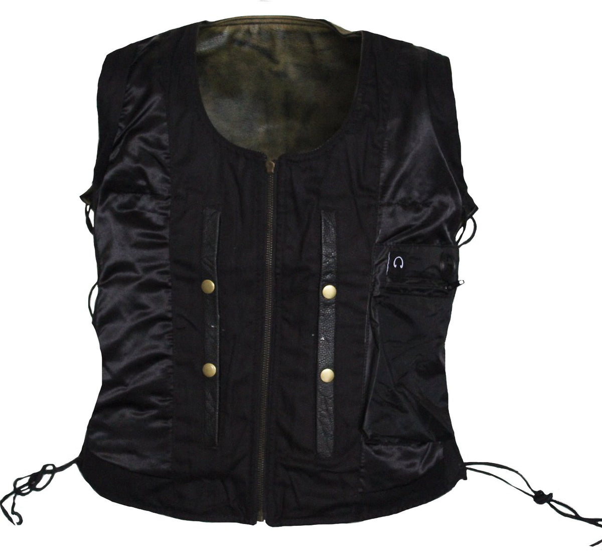 MG469 Motorcycle Ladies Vest image 3