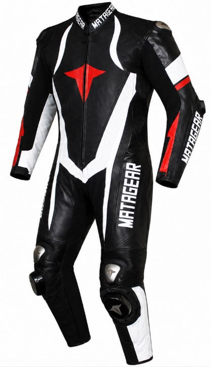 Matagear MG393 One Piece Motorcycle Riding Kangaroo Leather Suit