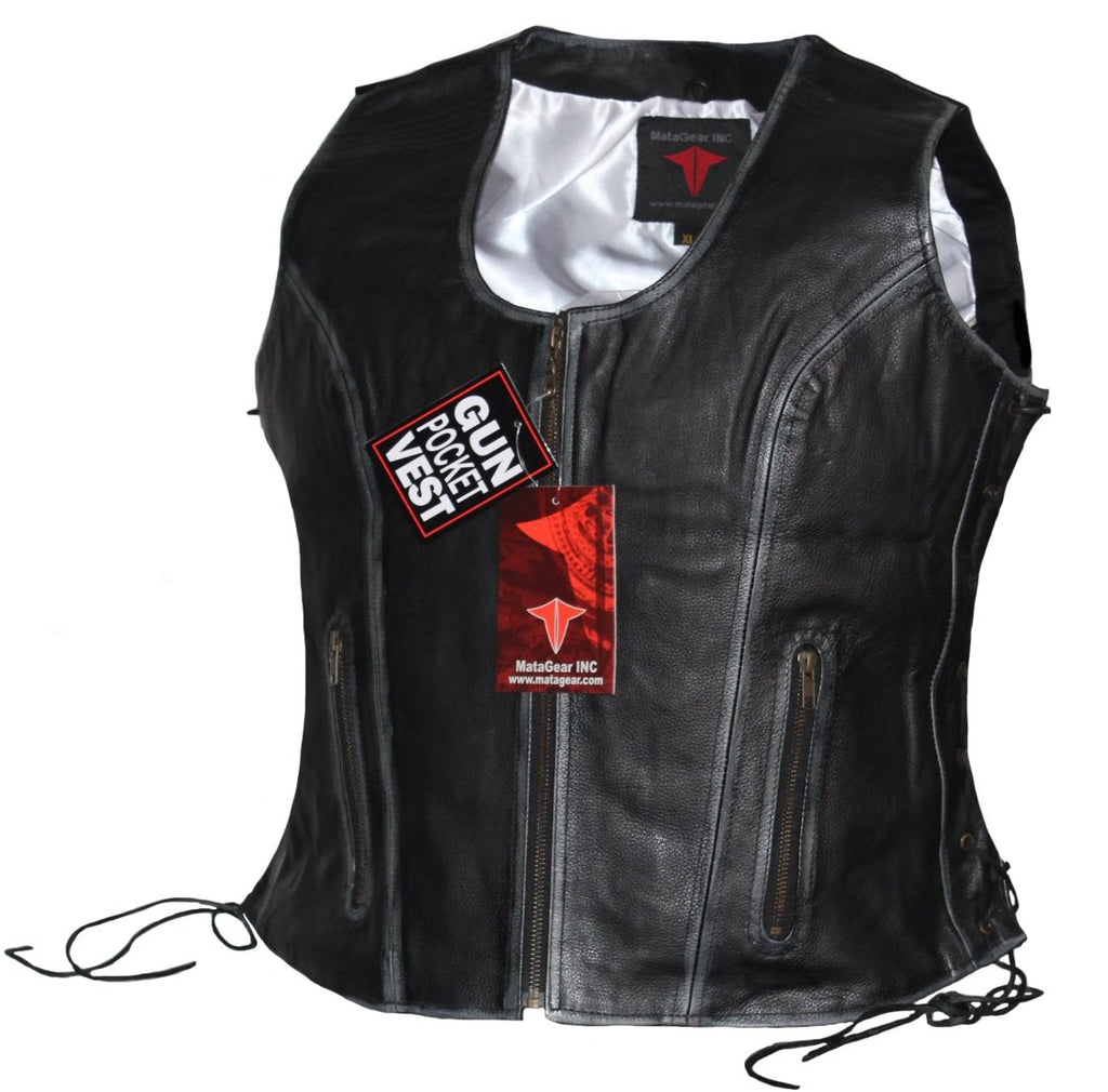 MG472 Motorcycle Ladies Vest image 0