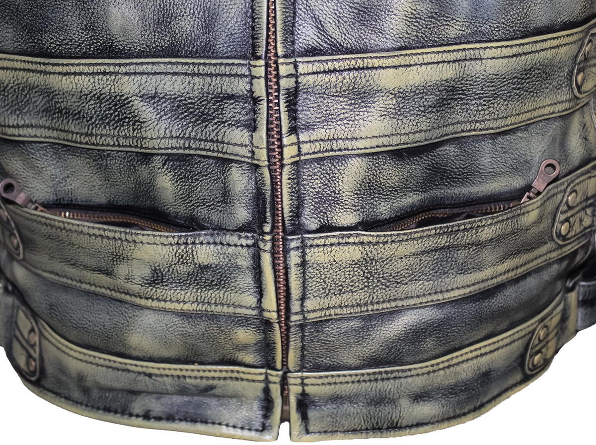 MG101 Motorcycle Leather Jacket image 5