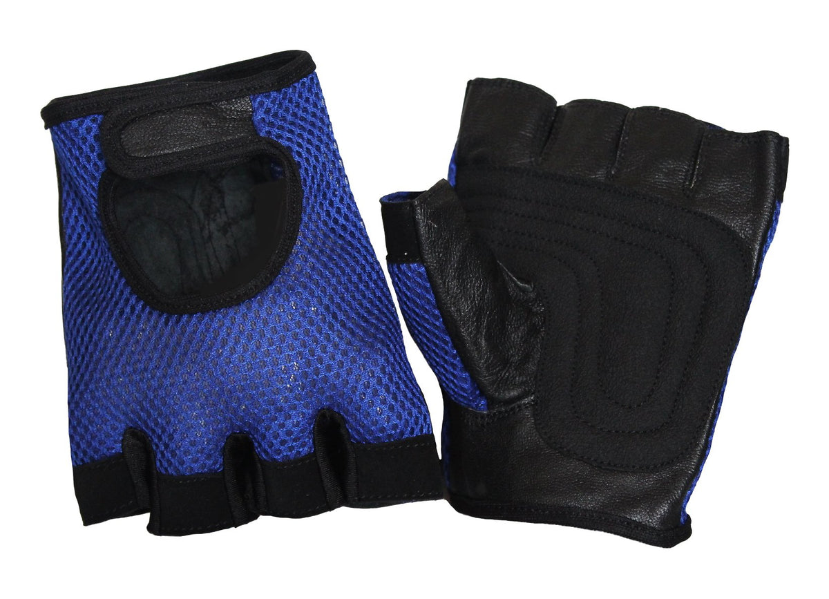 MG210 Motorcycle Blue Gloves image 0
