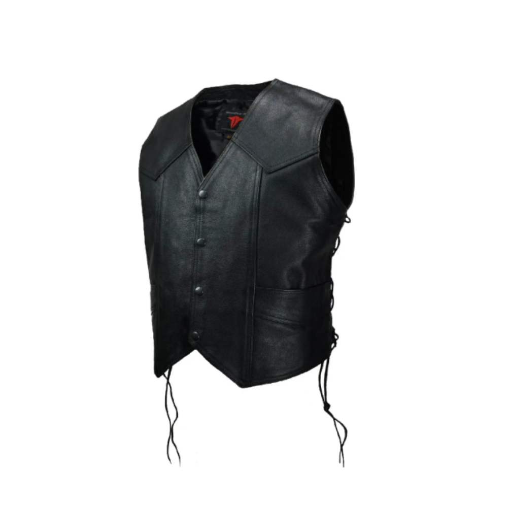 MG414 Eagle Chromed Motorcycle Vest image 0