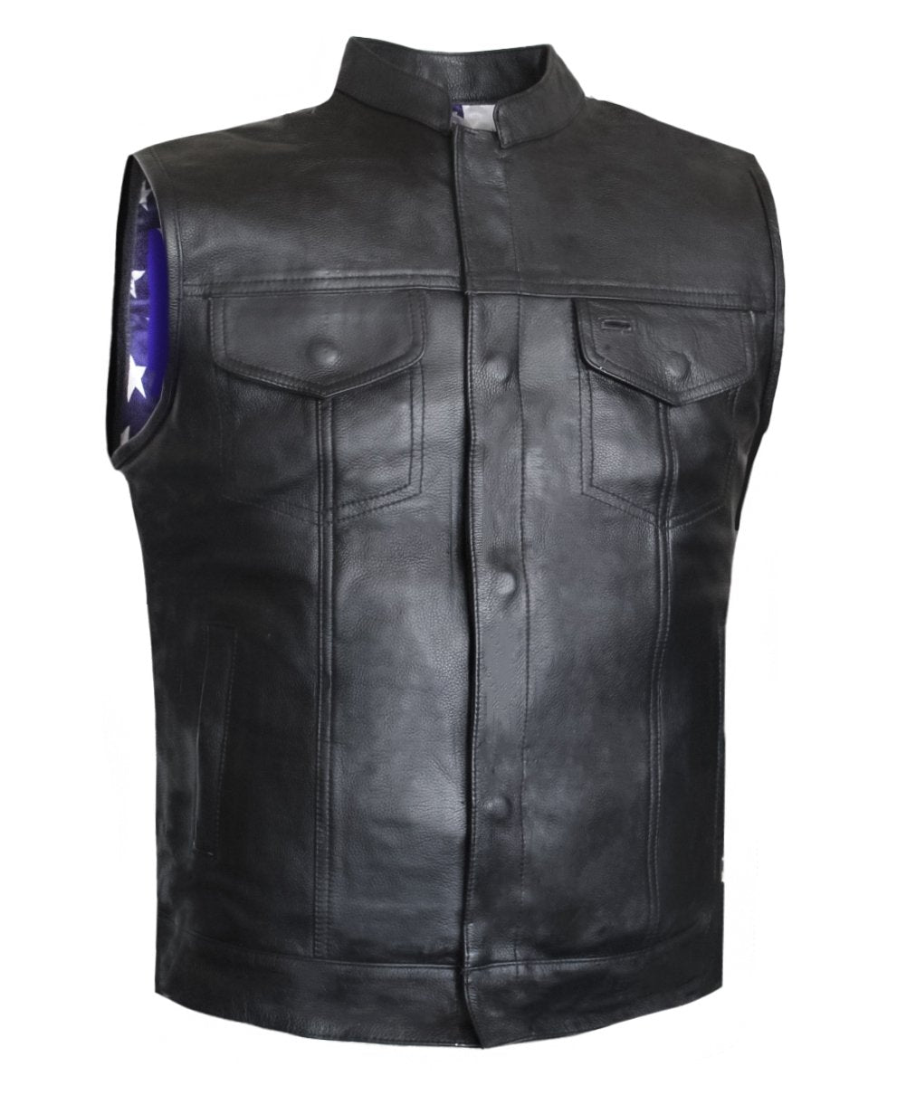 MG408 US Flag Motorcycle Vest image 2