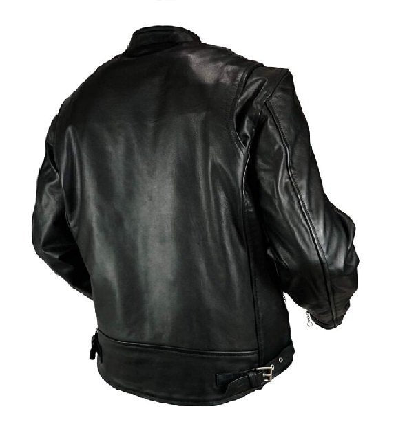 MG108 Motorcycle Leather Jacket image 1