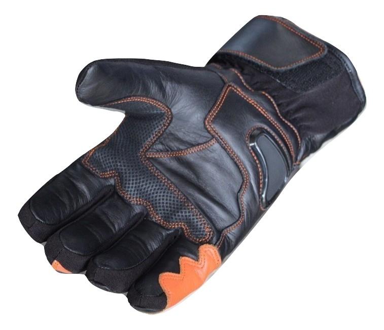 Orange MG258 Motorcycle Gloves image 2