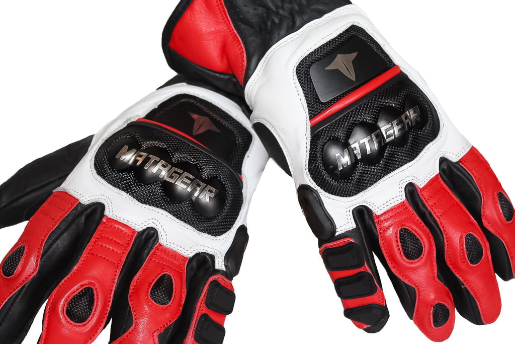 MG271 Titanium Kangaroo Motorcycle Gloves image 6