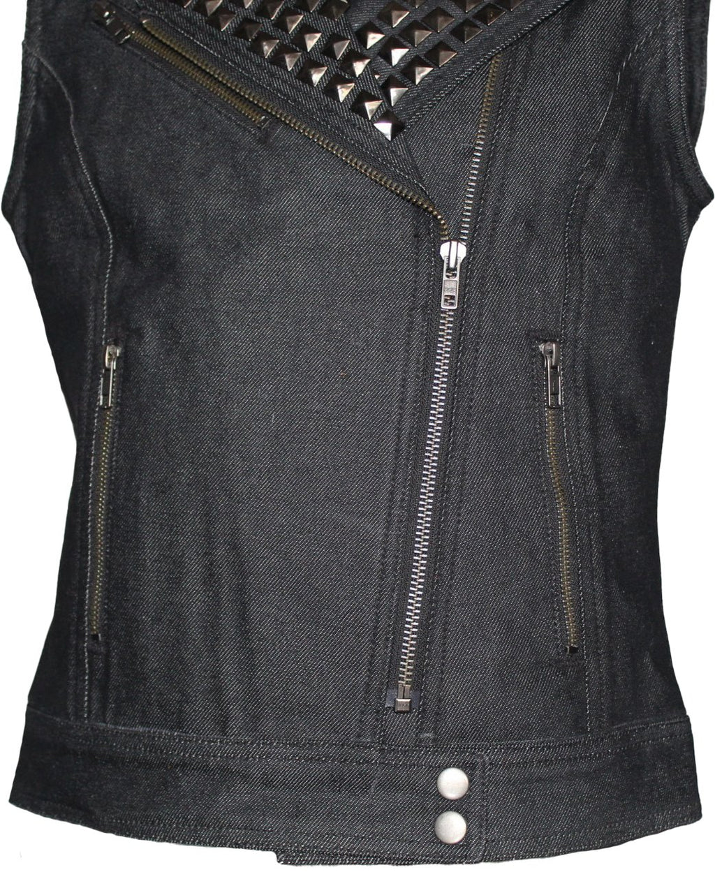 MG473BLK Motorcycle Ladies Vest image 2