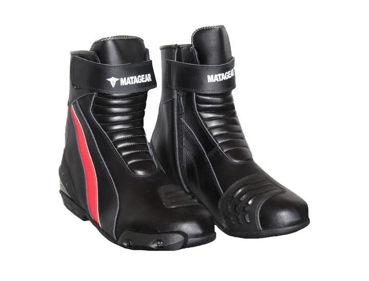 MOTORCYCLE NEW RIDING 6015 RED CE RATED SHOES/BOOTS image 0