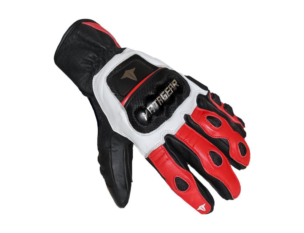 MG271 Titanium Kangaroo Motorcycle Gloves image 3