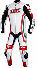 Matagear SBK Motorcycle One Piece Black Riding Leather Suit CE Approved Protection