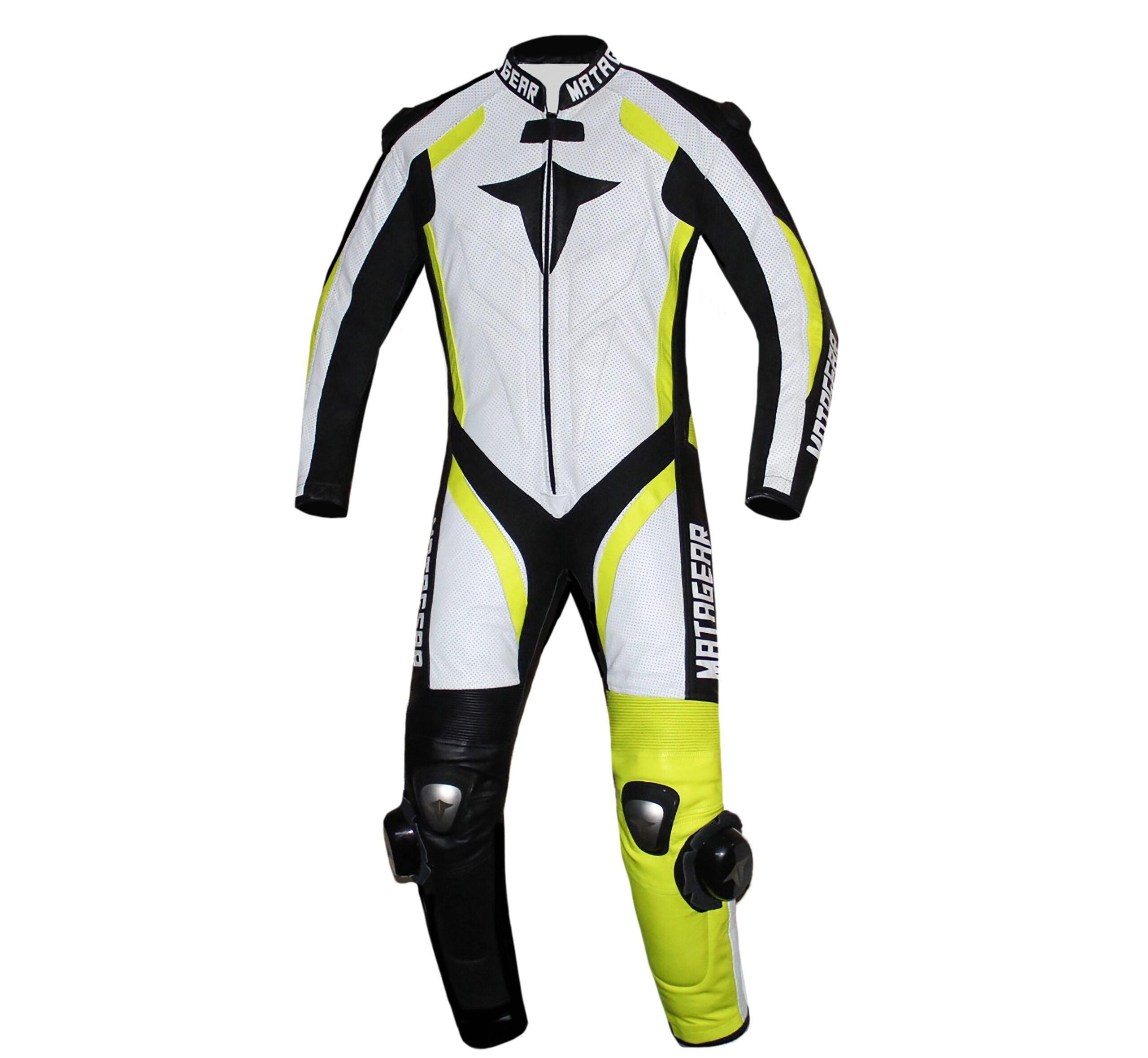 Matagear MG399 One Piece Motorcycle Riding Kangaroo Leather Monterrey Suit image 1