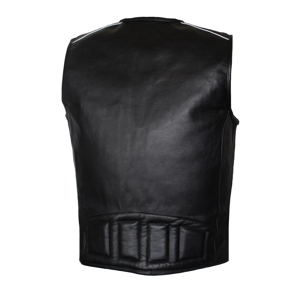 MG435 Motorcycle Leather Vest image 5