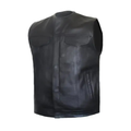MG428 Low Collared Motorcycle Vest image 0