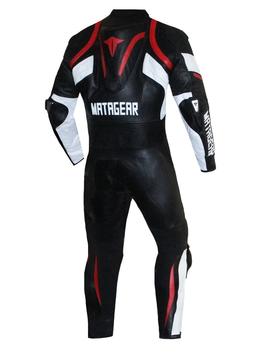Matagear MG393 One Piece Motorcycle Riding Kangaroo Leather Suit image 1