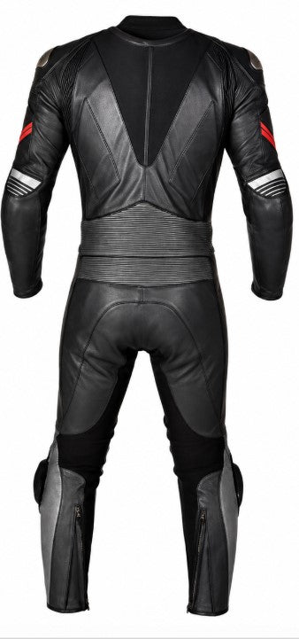 Matagear MG367 Motorcycle Two Piece Black Riding Leather Suit CE Approved Protection