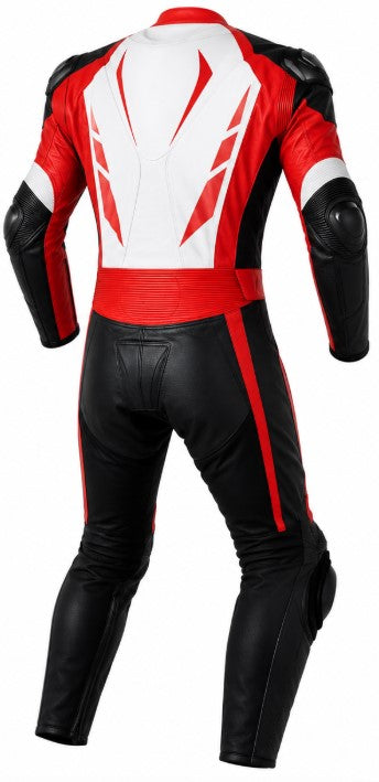 Matagear MG355 Motorcycle Race Red White Riding Leather Suit CE Approved Protection
