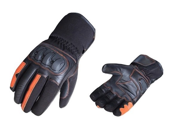 Orange MG258 Motorcycle Gloves image 0