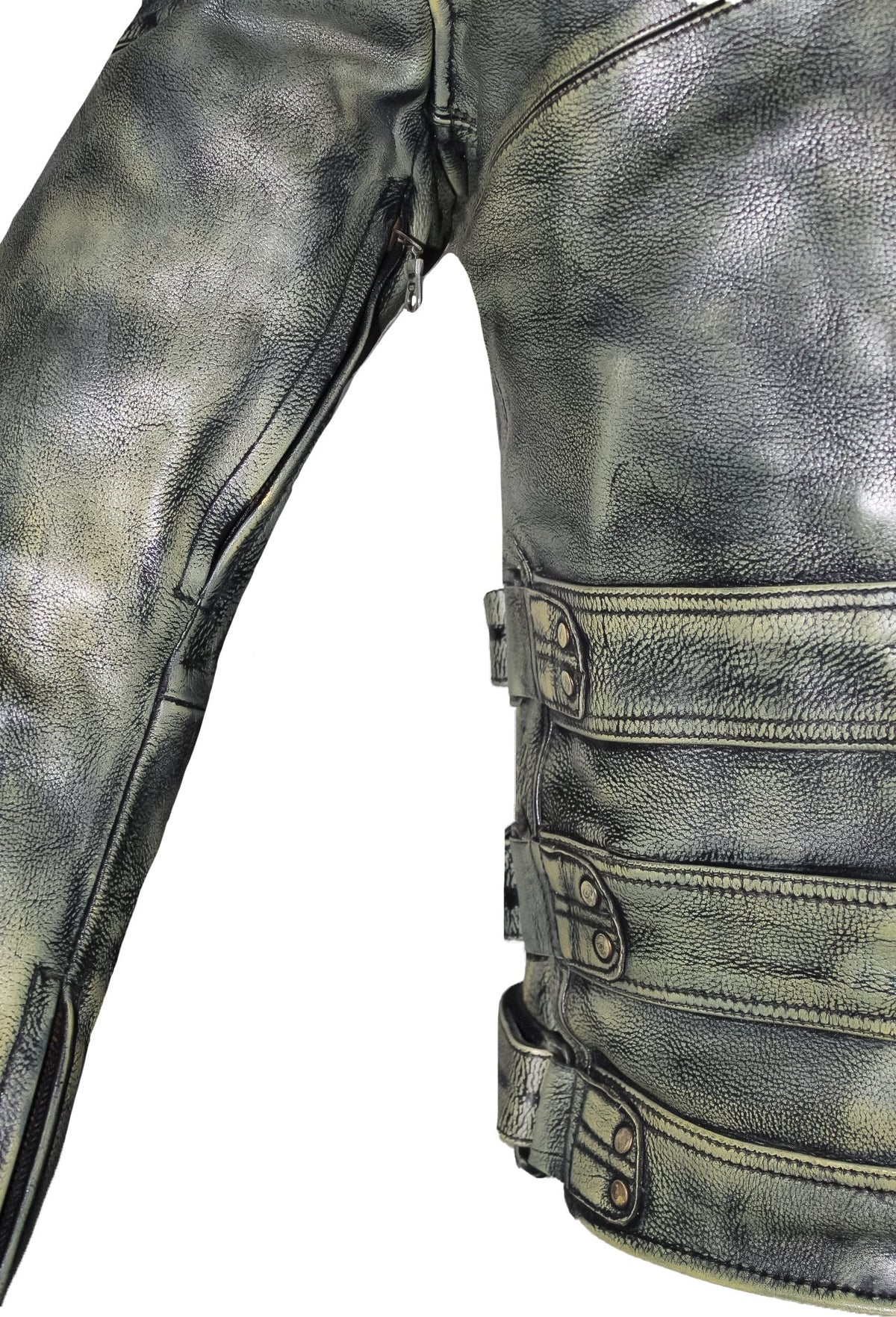 MG101 Motorcycle Leather Jacket image 6