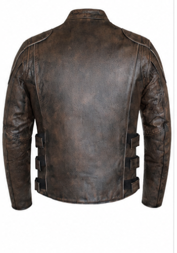 MG122 Motorcycle Leather Jacket