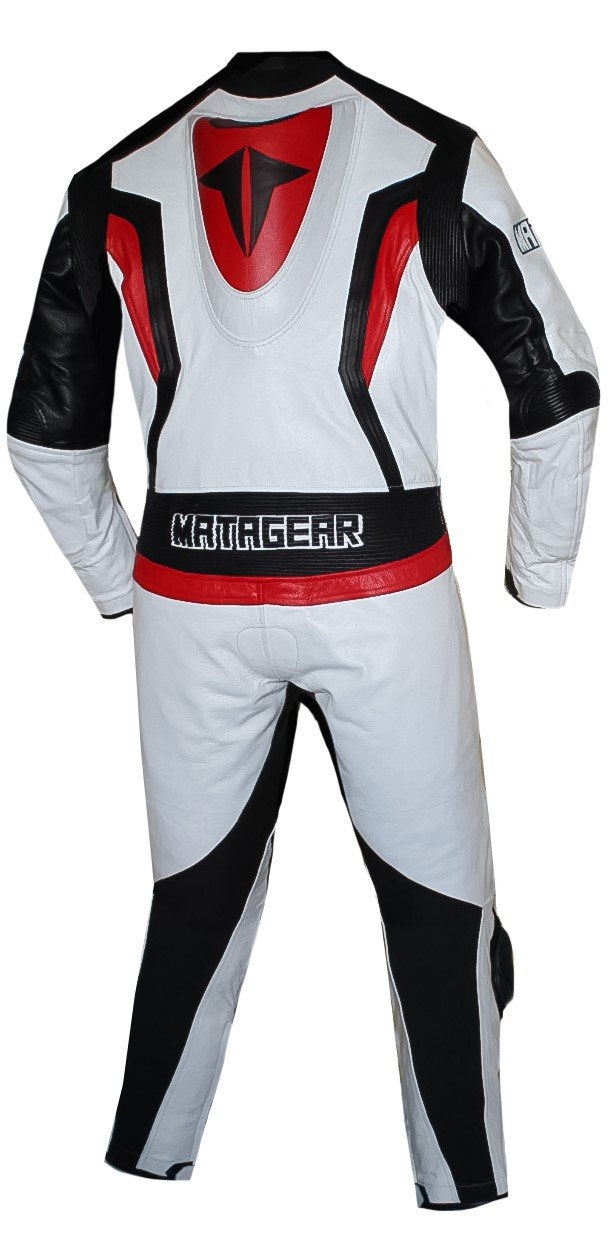 Matagear MG382 Motorcycle One Piece Riding Leather Iris Suit CE Approved Protection image 1