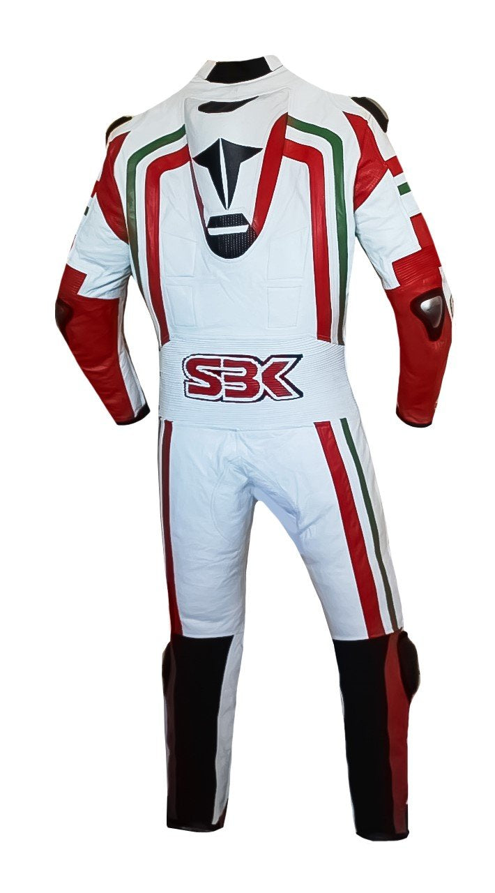 Matagear SBK Motorcycle One Piece Black Riding Leather Suit CE Approved Protection image 2