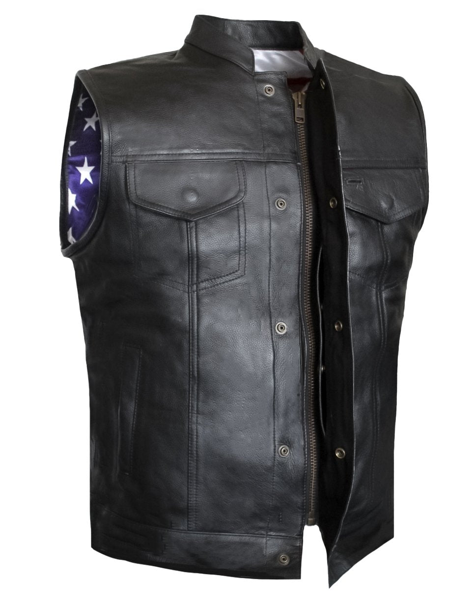 MG408 US Flag Motorcycle Vest image 3