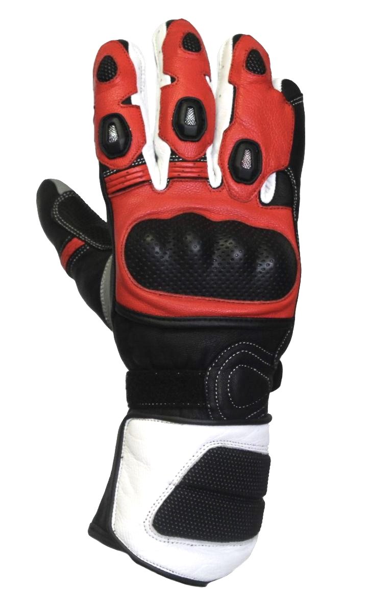 Red MG257 Pro TPR Motorcycle Gloves image 2
