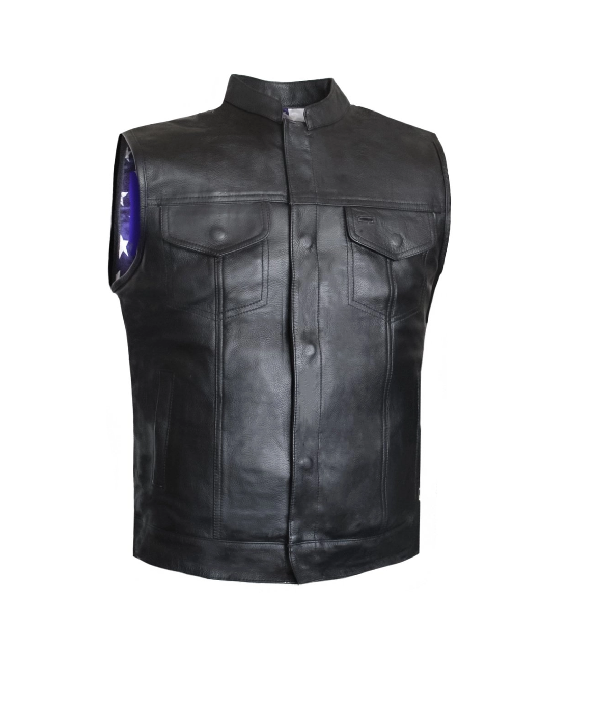 MG408 US Flag Motorcycle Vest image 0