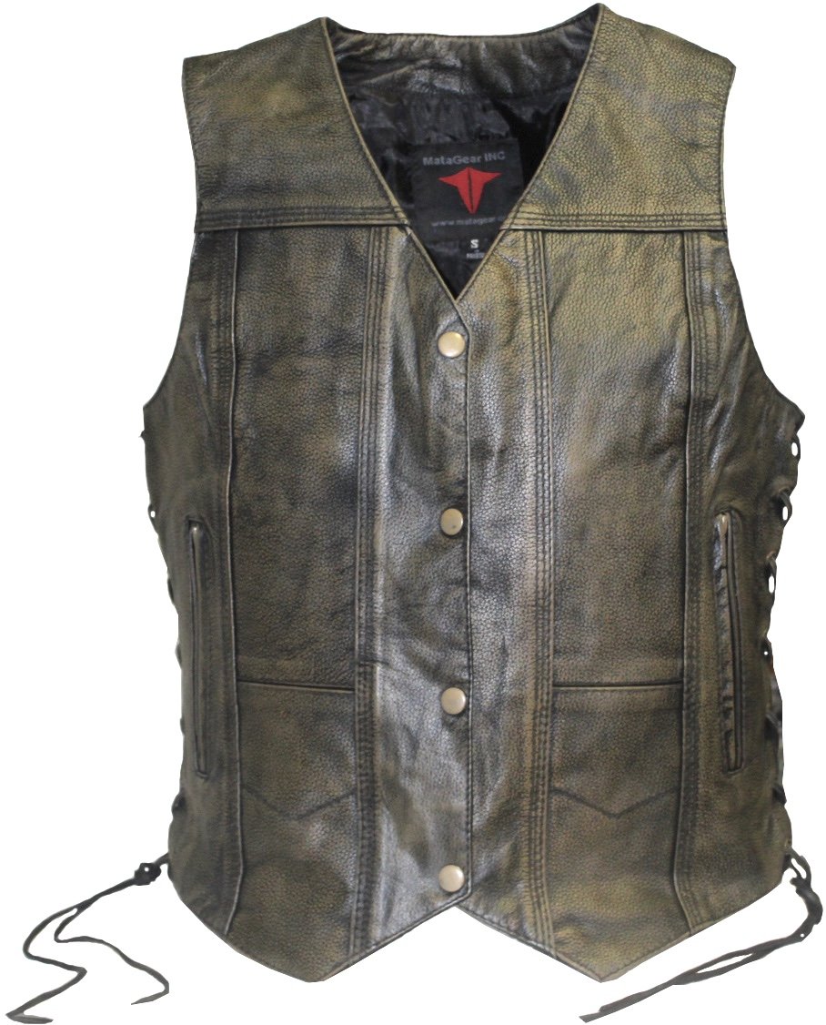 MG454 Women Motorcycle Vest image 1