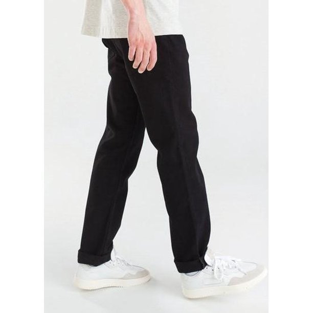 Mens New Vintage Black Slim Fit Denim Jeans with Four Pockets image 0