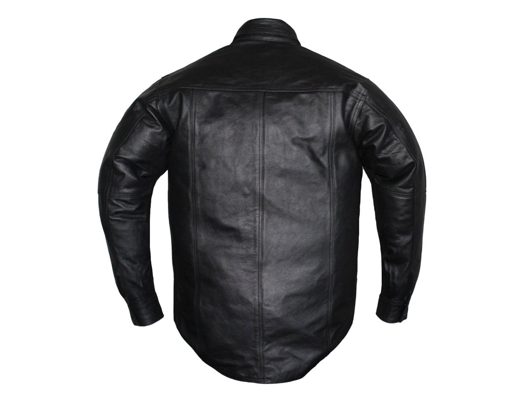 MG801 Motorcycle Leather Shirt image 2
