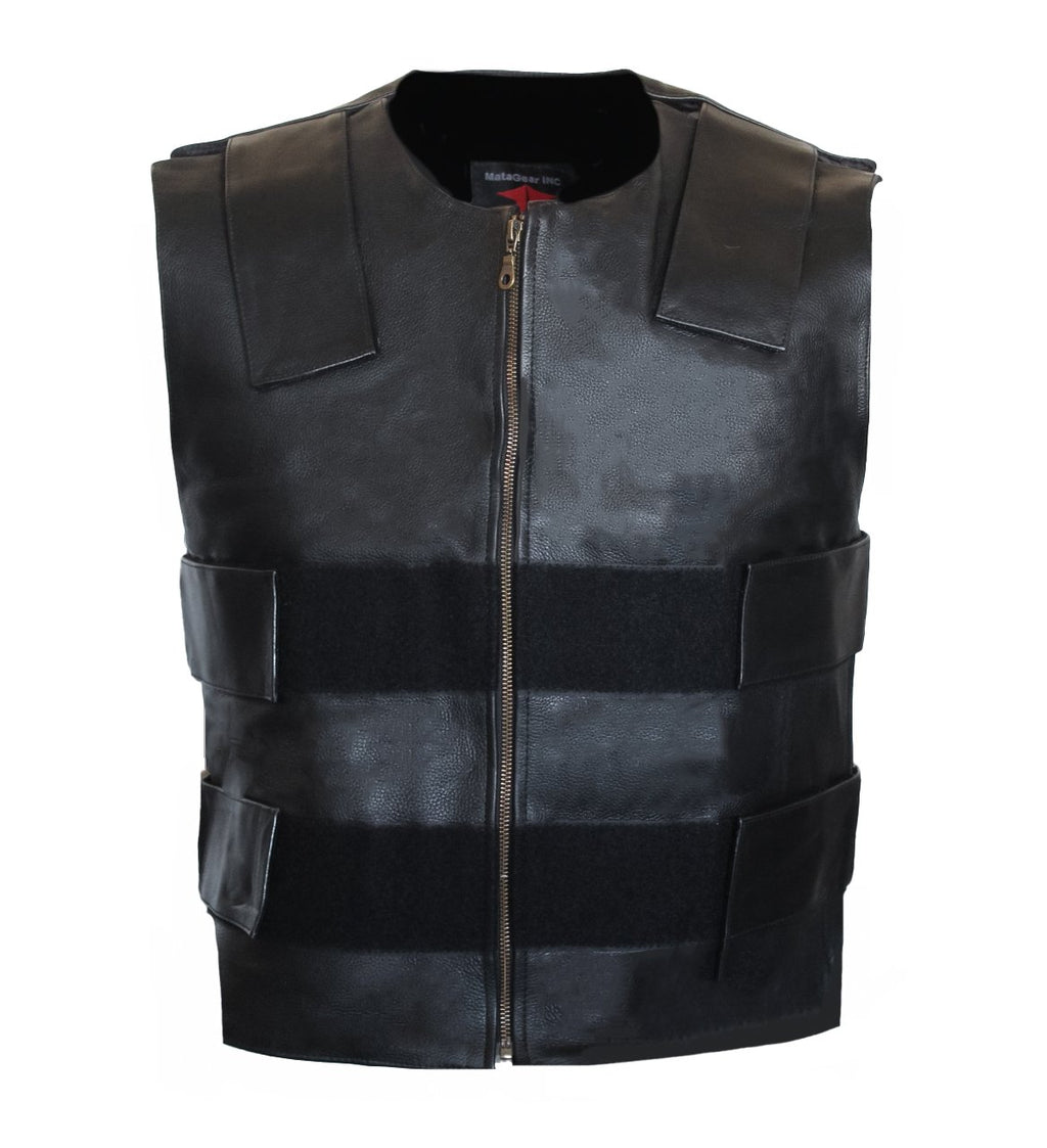MG450 Tactical Bullet Proof Style Motorcycle Vest image 1