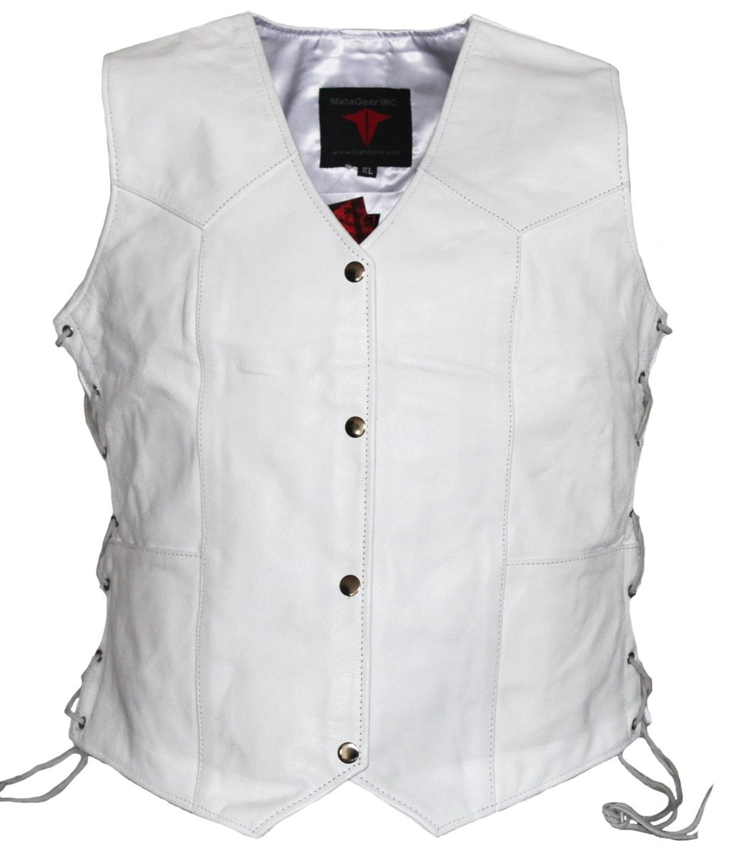 MG458 Motorcycle Women Vest image 5