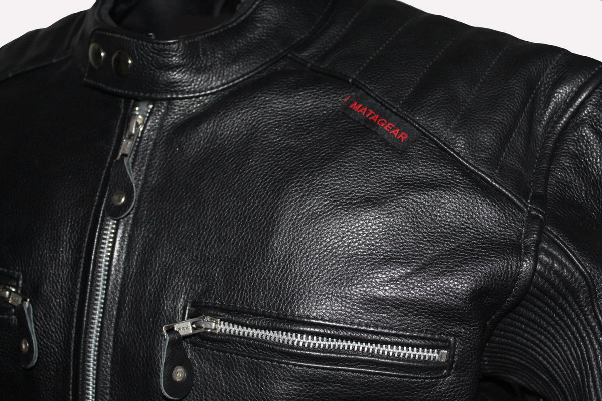 MG121 Mens Motorcycle Jacket image 2