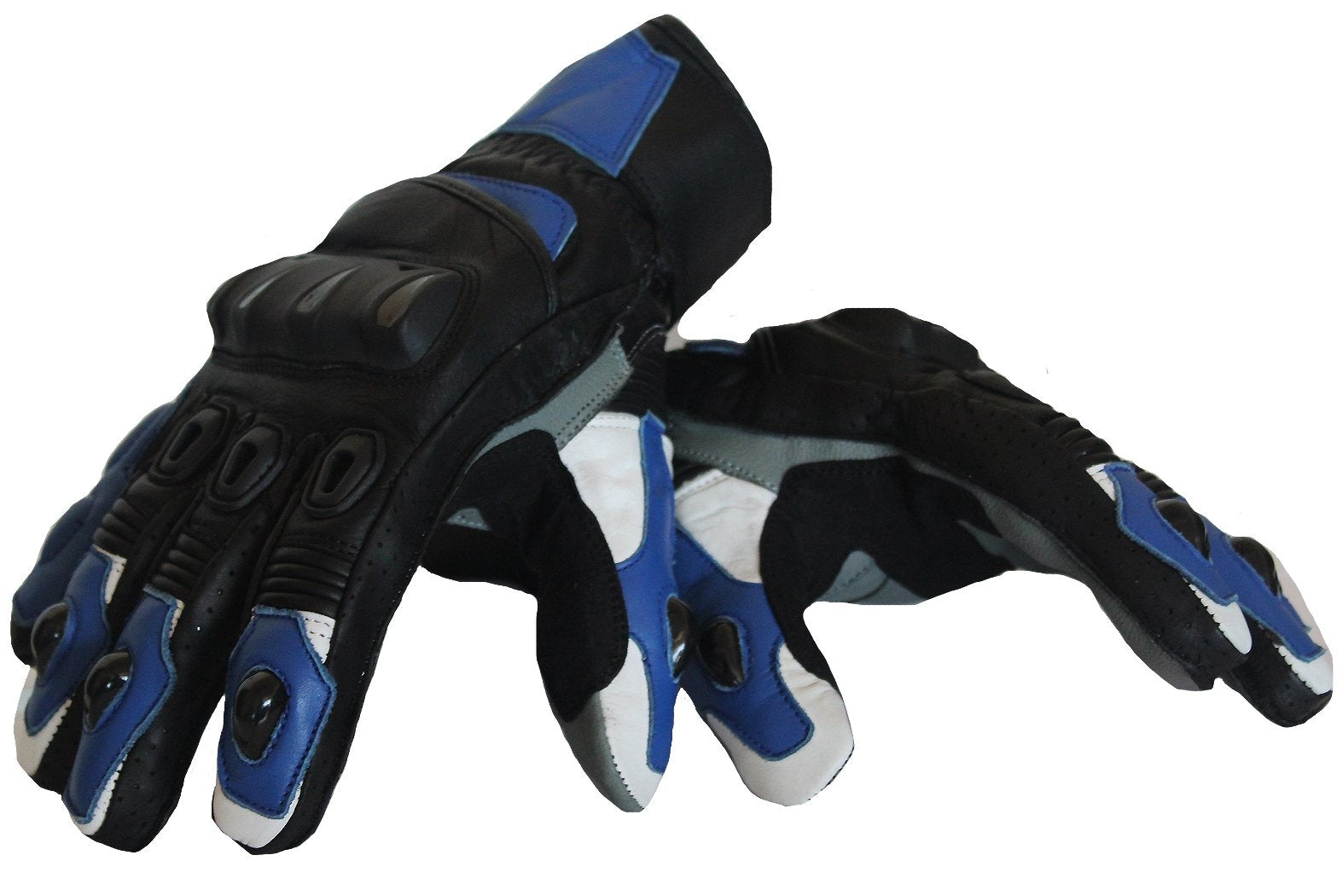 MG251 TPU Motorcycle Blue Gloves image 1