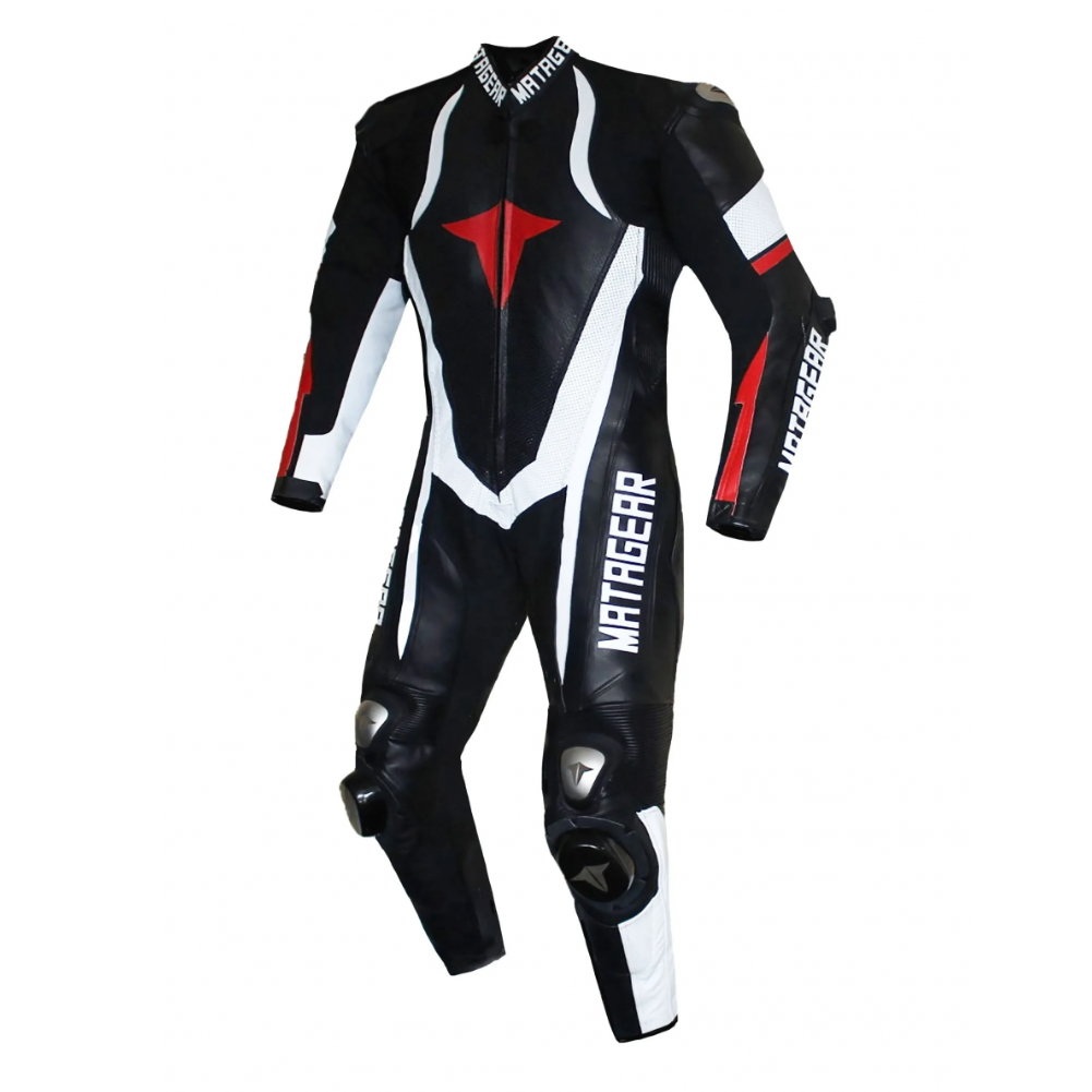 Matagear MG393 One Piece Motorcycle Riding Kangaroo Leather Suit image 0