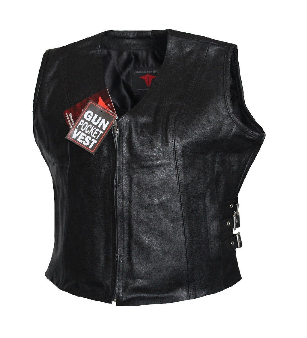 MG462 Ladies Motorcycle Vest image 0