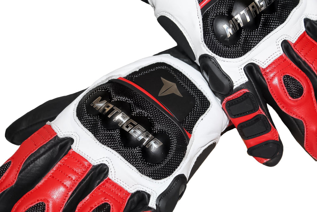 MG271 Titanium Kangaroo Motorcycle Gloves image 7